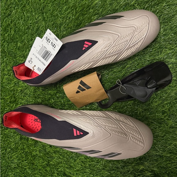 Adidas Predator Elite LL SG Platinum Metallic Soccer Cleats mens 12.5 IF6319 - Picture 1 of 4